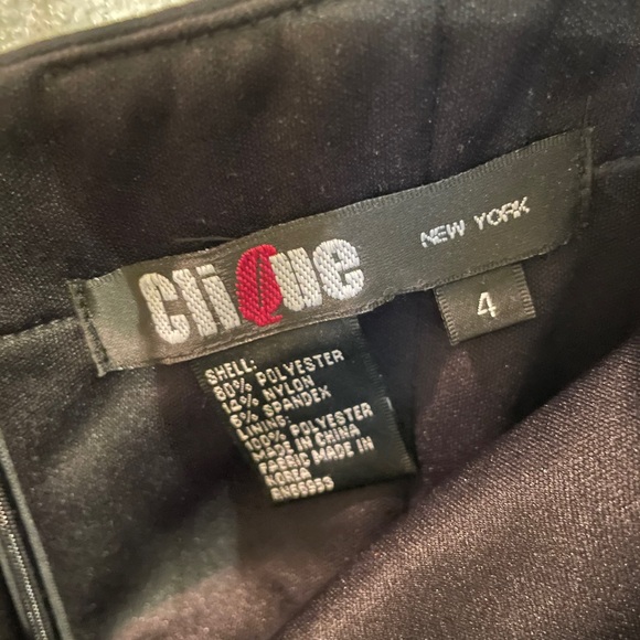 NWT strapless Black Dress with sequins across bust - Picture 5 of 7